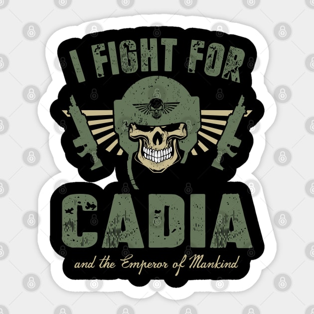 FIGHT FOR CADIA Sticker by Absoluttees